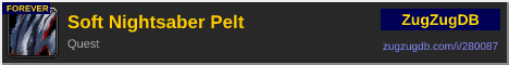 Soft Nightsaber Pelt: forum signature banner