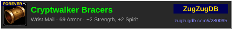 Cryptwalker Bracers: forum signature banner