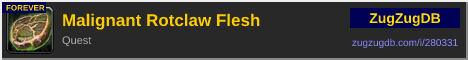 Malignant Rotclaw Flesh: forum signature banner
