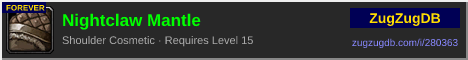Nightclaw Mantle: forum signature banner