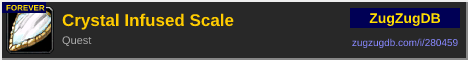 Crystal Infused Scale: forum signature banner