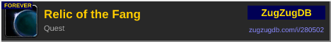 Relic of the Fang: forum signature banner