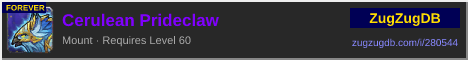 Cerulean Prideclaw: forum signature banner