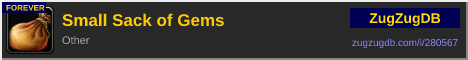 Small Sack of Gems: forum signature banner