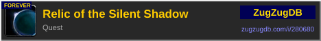 Relic of the Silent Shadow: forum signature banner