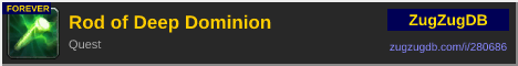 Rod of Deep Dominion: forum signature banner
