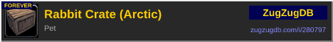 Rabbit Crate (Arctic): forum signature banner