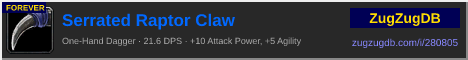 Serrated Raptor Claw: forum signature banner