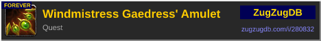 Windmistress Gaedress' Amulet: forum signature banner