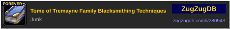 Tome of Tremayne Family Blacksmithing Techniques: forum signature banner