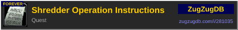 Shredder Operation Instructions: forum signature banner