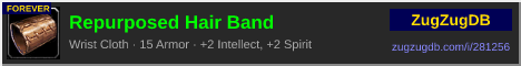 Repurposed Hair Band: forum signature banner