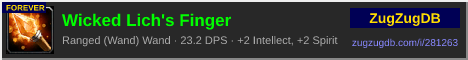 Wicked Lich's Finger: forum signature banner