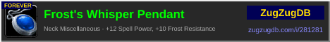 Frost's Whisper Pendant: forum signature banner