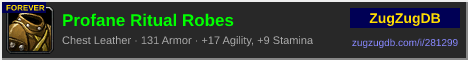 Profane Ritual Robes: forum signature banner