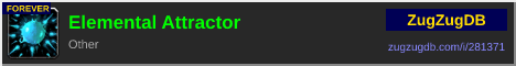 Elemental Attractor: forum signature banner