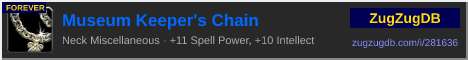 Museum Keeper's Chain: forum signature banner