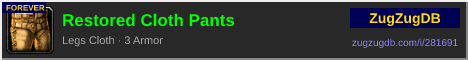 Restored Cloth Pants: forum signature banner