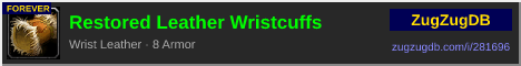 Restored Leather Wristcuffs: forum signature banner