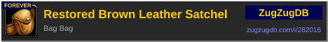 Restored Brown Leather Satchel: forum signature banner