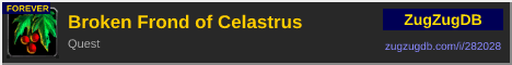 Broken Frond of Celastrus: forum signature banner