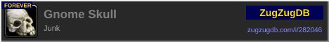 Gnome Skull: forum signature banner
