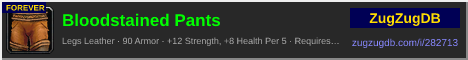 Bloodstained Pants: forum signature banner