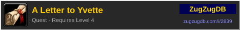 A Letter to Yvette: forum signature banner