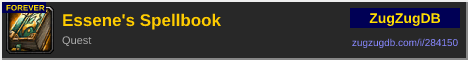 Essene's Spellbook: forum signature banner