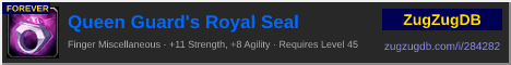 Queen Guard's Royal Seal: forum signature banner