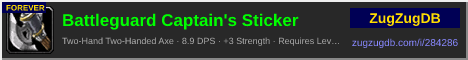 Battleguard Captain's Sticker: forum signature banner