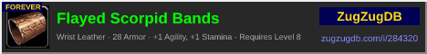 Flayed Scorpid Bands: forum signature banner