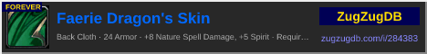 Faerie Dragon's Skin: forum signature banner
