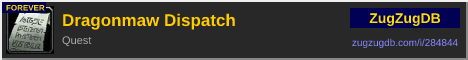 Dragonmaw Dispatch: forum signature banner