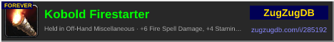 Kobold Firestarter: forum signature banner
