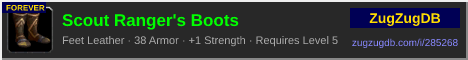 Scout Ranger's Boots: forum signature banner