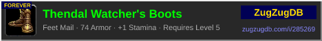 Thendal Watcher's Boots: forum signature banner