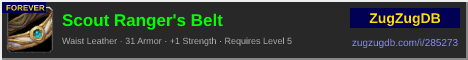 Scout Ranger's Belt: forum signature banner
