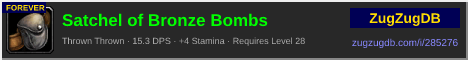 Satchel of Bronze Bombs: forum signature banner