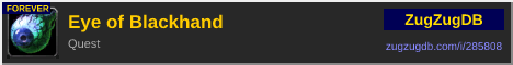 Eye of Blackhand: forum signature banner