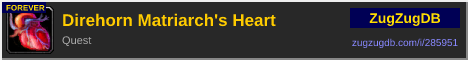 Direhorn Matriarch's Heart: forum signature banner