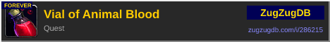 Vial of Animal Blood: forum signature banner