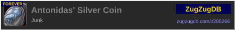 Antonidas' Silver Coin: forum signature banner