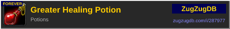 Greater Healing Potion: forum signature banner