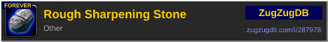 Rough Sharpening Stone: forum signature banner