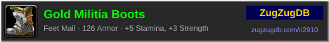 Gold Militia Boots: forum signature banner