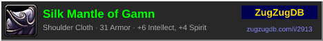 Silk Mantle of Gamn: forum signature banner
