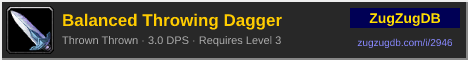 Balanced Throwing Dagger: forum signature banner