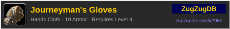 Journeyman's Gloves: forum signature banner