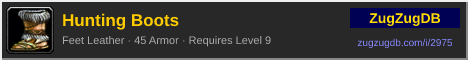 Hunting Boots: forum signature banner
